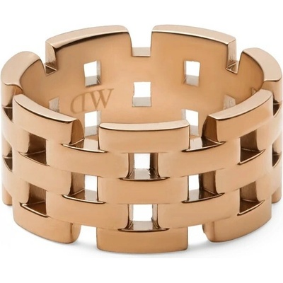 Daniel Wellington bronzový prsteň z ocele 5-Link DW0040097