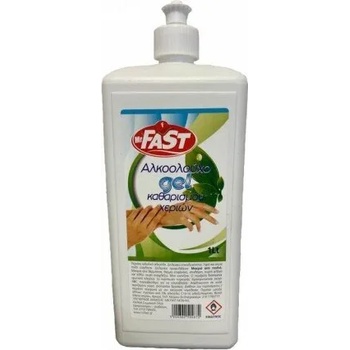 mr FAST Хидроалкохолен дезинфектант за ръце , mr FAST Hydro Alcohol Antiseptic Gel 1LT