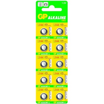 GP Batteries Батерия алкална gp lr44, 1.5v, 10 бр. опаковка, цена за 1 бр (gpbalr44)