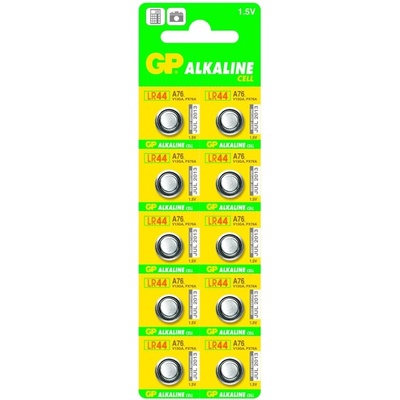 GP Batteries Батерия алкална gp lr44, 1.5v, 10 бр. опаковка, цена за 1 бр (gpbalr44)