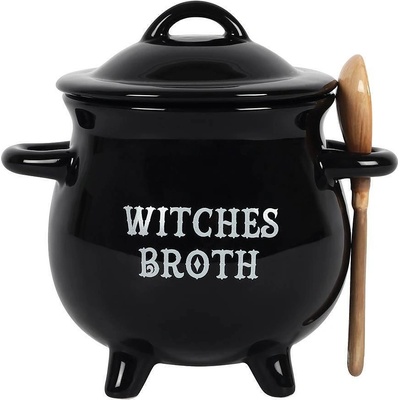 Spirit of Equinox Купа за супа Witches Broth с лъжичка-метла