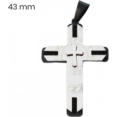 Exeed 245144 Přívěsek z chirurgické oceli kříž
