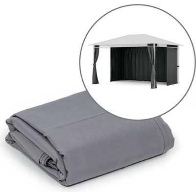 Blumfeldt Mondo 3x4 boční stěny Šedá