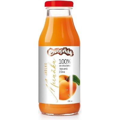 Ovocňák mošt JABLKO MERUŇKA 750 ml sklo