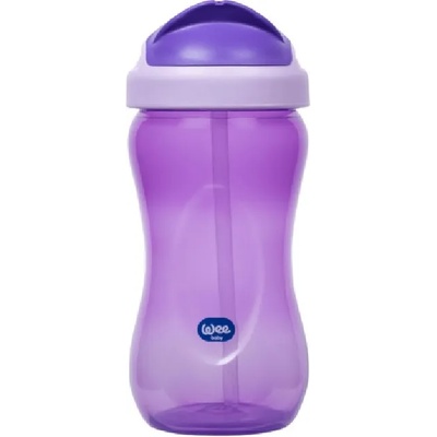 Wee Baby Чаша със сламка Wee Baby Colorful, 340 ml, лилава (761)
