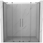 Mexen Velar L Duo плъзгащи се душ врати 170 см, прозрачни, gun metal - 871-170-003-02-95 (871-170-003-02-95)