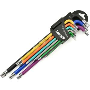 Tvardy Комплект дълги Torx ключове T10-T50 S2 9 бр 61593 (T00123)