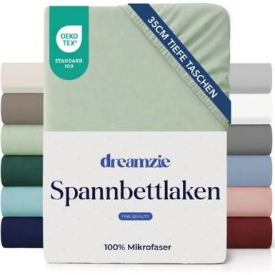 Dreamzie Napínací prostěradlo 100% mikrovlákno 160x200x35