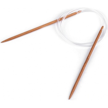 Kruhové jehlice bambusové č. 3; 3,5; 4; 4,5; 5; 5,5; 6; 6,5; 7; 8 Velikost: 4mm