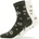 Heber Peak Дамски спортни чорапи Heber Peak Merino SylvaHe. Flower Socks 2-Pack Sports socks - Green / White - размер 36-38 (EU) (207-1027-0311)