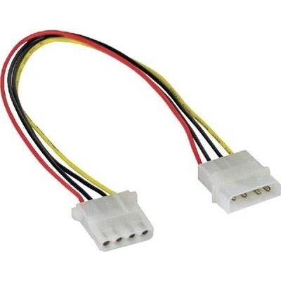PremiumCord prodlužovací napájecí kabel 5,25" molex 37cm KN-21 – Zboží Živě