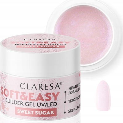 Claresa stavební gel na nehty SWEET SUGAR 45 g