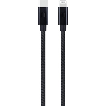 Dviced Cable USB-C to Lightning Nylon Textile 0, 25m - Black (DV120004)
