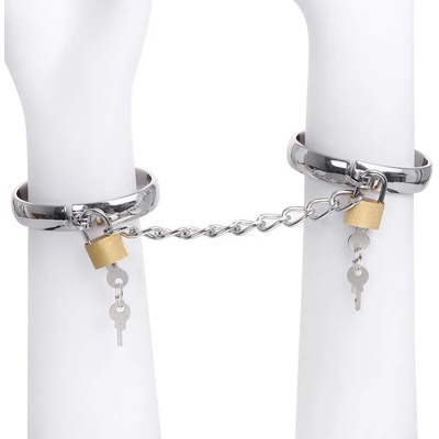 OhMama Fetish Metal Hands Cuffs
