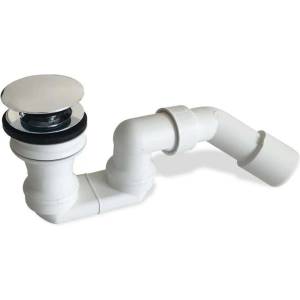 Villeroy & Boch - Комплект за отводняване на вана с Push-Open механизъм, хром U90952061 (U90952061)