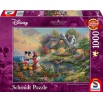Schmidt Spiele Пъзел Schmidt от 1000 части - Влюбените Мики и Мини, Томас Кинкейд (59639)