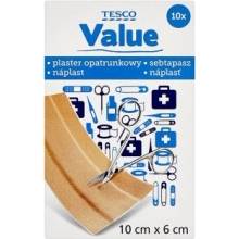 Tesco Value náplast 10 cm x 6 cm