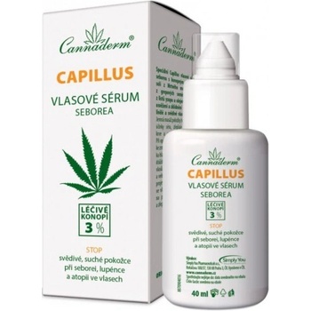 Cannaderm Capillus vlasové sérum seborea 40 ml