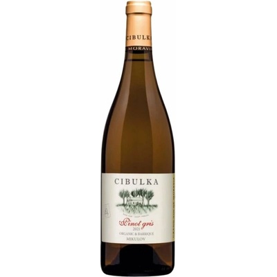 Cibulka Pinot Gris Výběr z hroznů - barrique 13% 0,75 l (holá láhev)