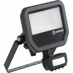 OSRAM LED прожектор Ledvance FL 20 SN P 17W 2K4LM 840 PS SY100 BK, 17W, 2400 lm, 4000K, IP65, за стена/таван, със сензор