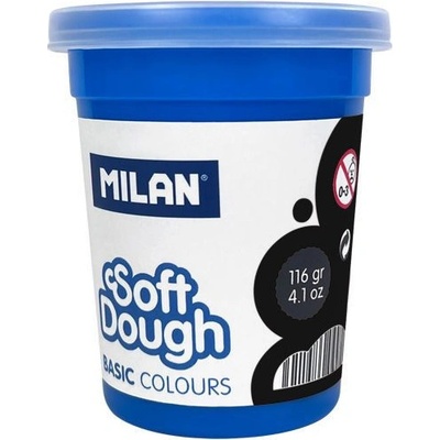 MILAN Soft Dough Plastelína čierna 116g