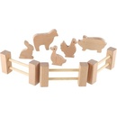 Teddies Farma/stavebnice 17 ks