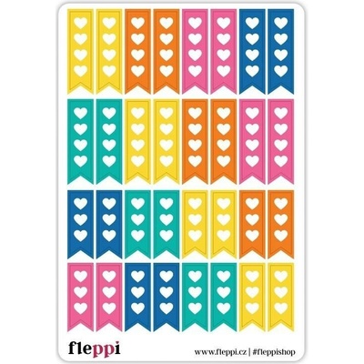 Fleppi Samolepky - Heart Check Druh: Bright Day 015-01