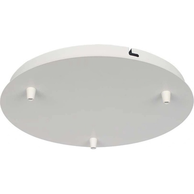 V-TAC Основа Стомана D300*H25mm 3 Отвора Бял Мат - 15350 (15350)