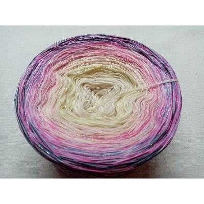 Zasněžená magnolie 4-nitka 1400m s lurexem