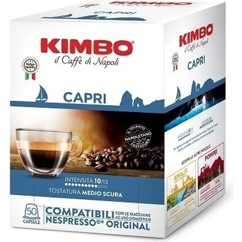 50 бр. кафе капсули KIMBO CAPRI съвместими с Nespresso®
