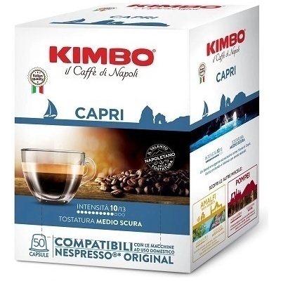 50 бр. кафе капсули KIMBO CAPRI съвместими с Nespresso®