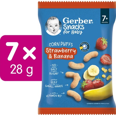 Gerber Snacks kukuričné chrumky 28 g