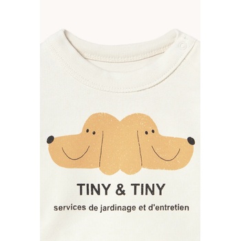 Tinycottons Бебешки памучен суичър Tinycottons TINY & TINY BABY SWEATSHIRT (SS26.153)
