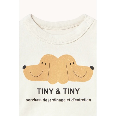 Tinycottons Бебешки памучен суичър Tinycottons TINY & TINY BABY SWEATSHIRT (SS26.153)