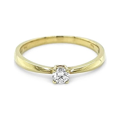 Beny Jewellery zlatý zásnubní s Diamantem 2010991