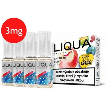 Ritchy Liqua Elements 4Pack American Blend 4 x 10 ml 3 mg