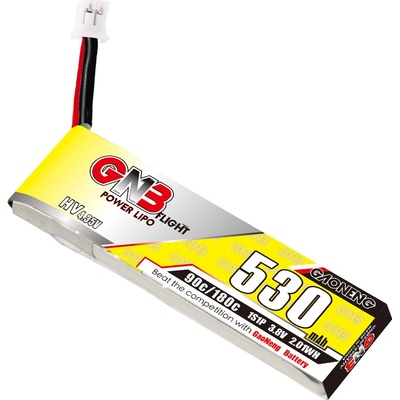 GAONENG GNB LiHV Battery 1S 3.8V 530mAh 90C PH2.0 Cabled
