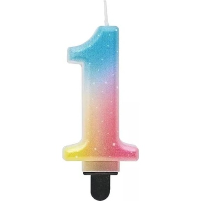 Godan Красота и чар: Свещ цифра, пастелна дъга - 1 (sf-opa1)