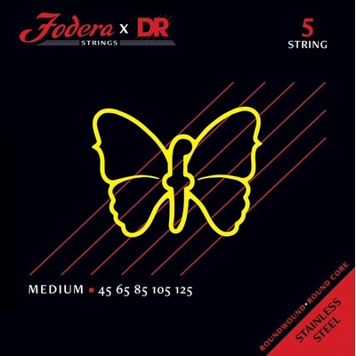 DR Fodera Nickel 5 Medium 45125