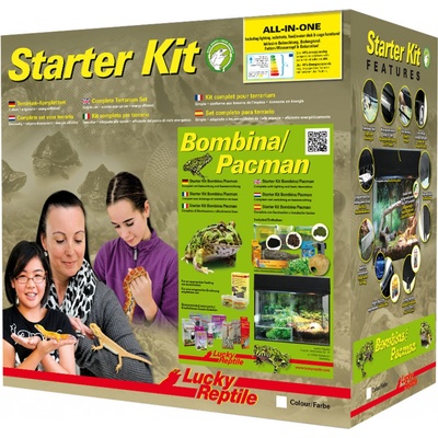 Lucky Reptile Starter Kit Bombina + Ceratophrys 50x28x40 cm bílé
