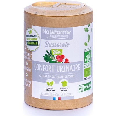 Nat&Form Екстракт от Мечо грозде 90 капсули | Nat&Form (008594 (BUSBIO_90))