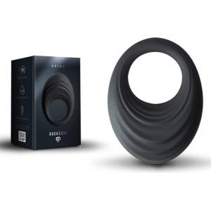  Пенис пръстен, 10 вибриращи режима - Spire Ring Black (ROCKS00409)