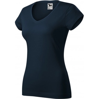 Malfini Fit V-neck 162 02 námorná modrá