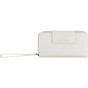 Bugatti Дамски кожен портфейл Bugatti Elsa Long Zip Wallet, бял (49 4628 40)