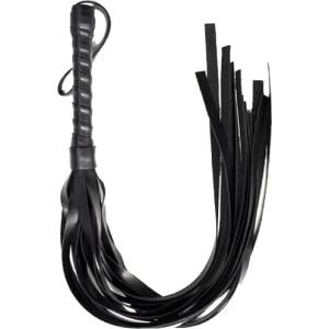 XMS Кожен камшик "frusta squash black" 45 см