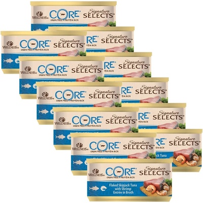 Wellness Core Signature Selects Туна и Скарида 12 x 79 г