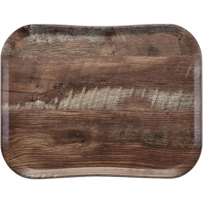 Cambro Podnos Wood tmavý dub 33x43cm