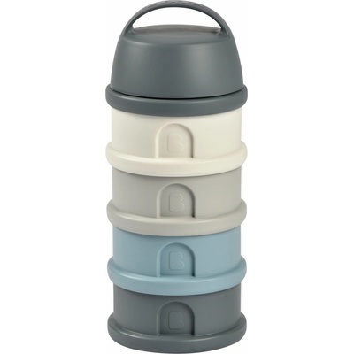Beaba sada kelímků na sušené mléko Mineral Grey / Blue