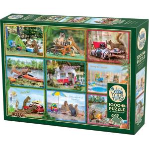 Cobble Hill Пъзел Cobble Hill от 1000 части - Катерички на почивка (40256)