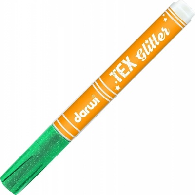 Darwi Tex Glitter fixa na textil Svetlo zelená 6 ml